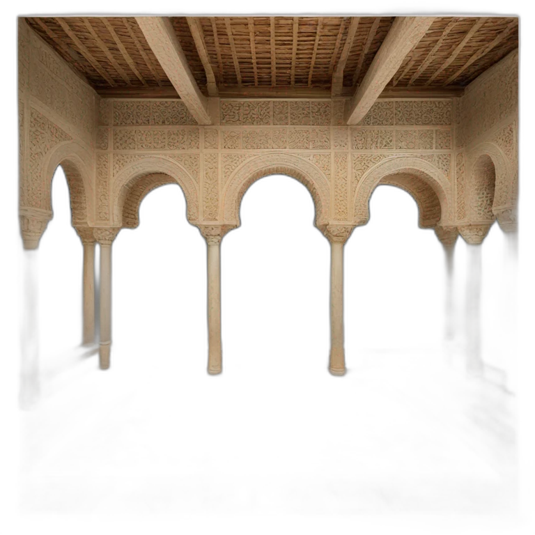 Patio de los leones Alhambra de Granada emoji