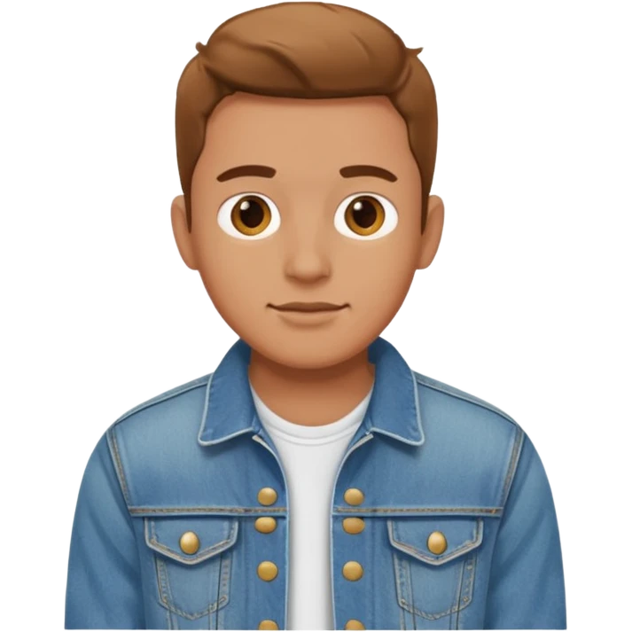 Single man dener emoji