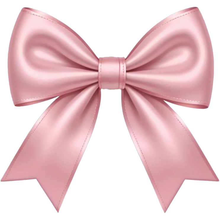 Light pink bows emoji