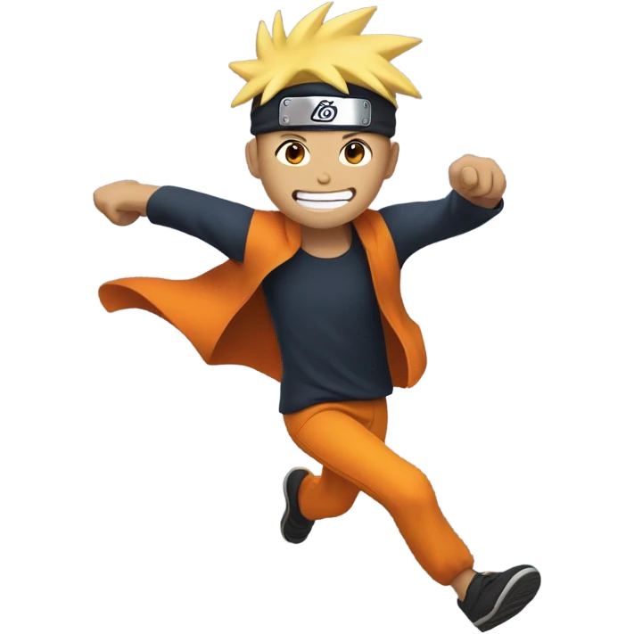 Naruto run emoji