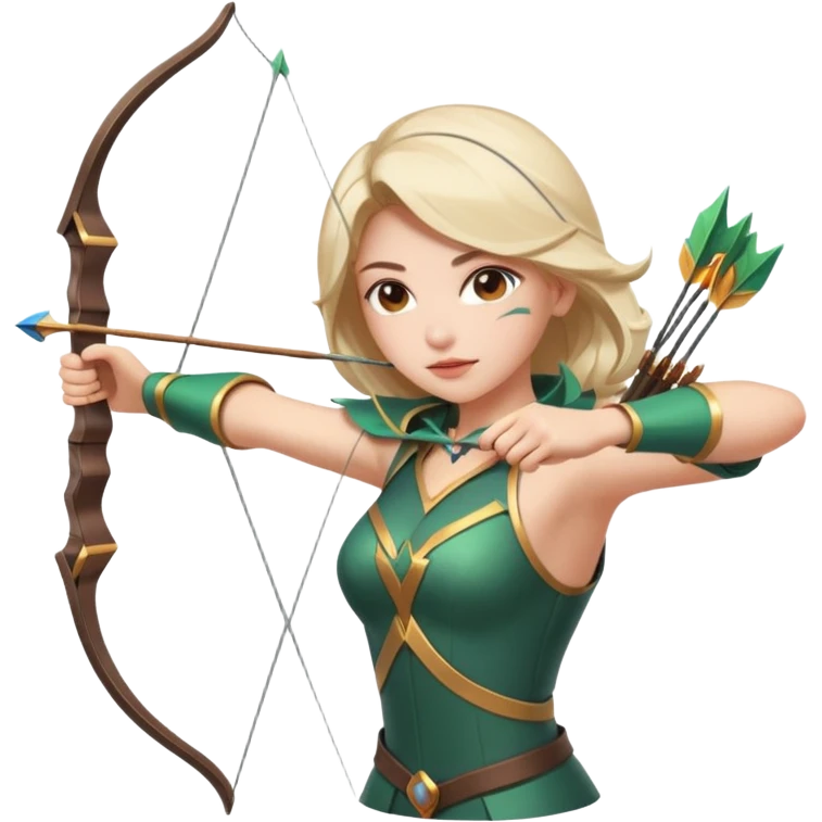 Mobile  legends  girl in icon shooting an arrow  emoji