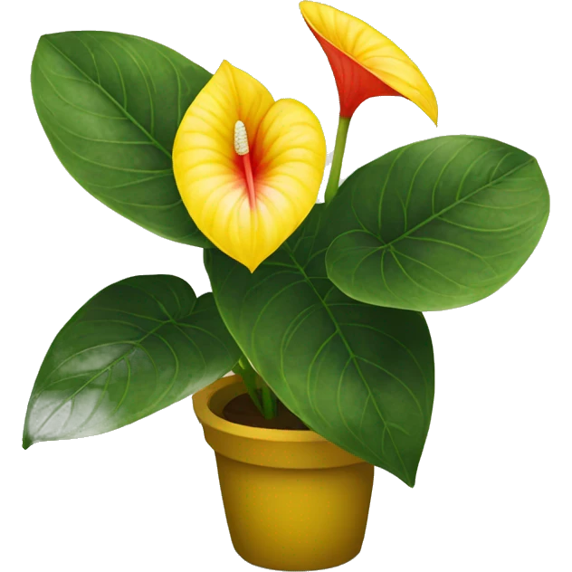 Anthurium yellow  emoji