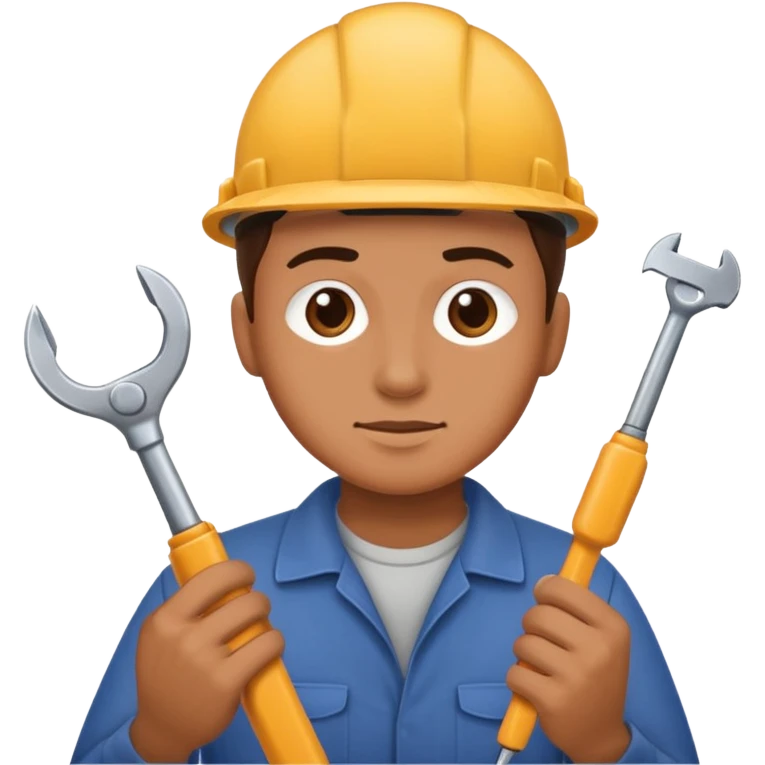 person Repairing a tool emoji