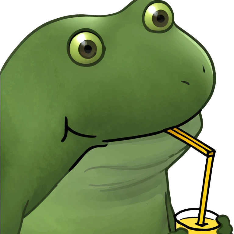 Sniffing coke with a straw emoji