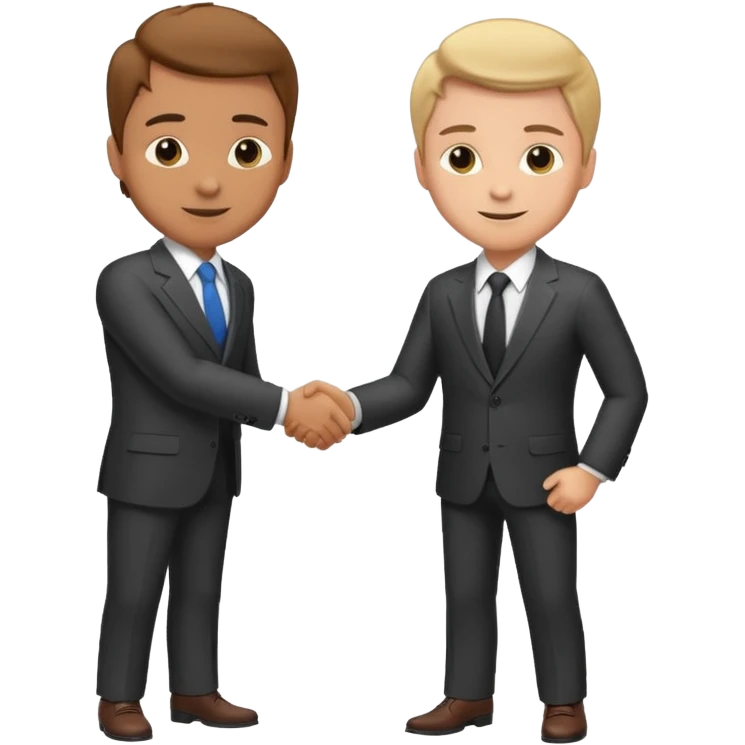 iran and america shaking hand emoji