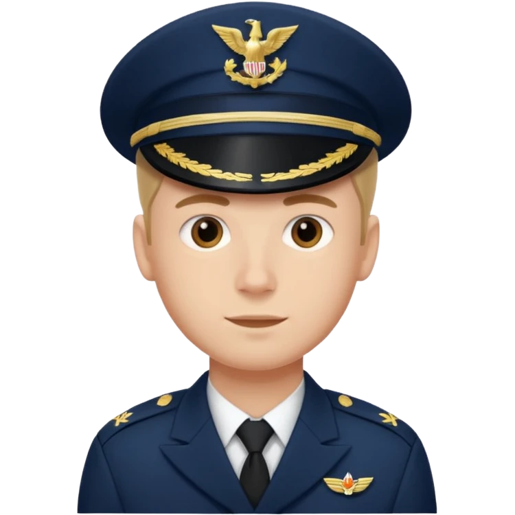 male navy soldier, bulgy face. emoji