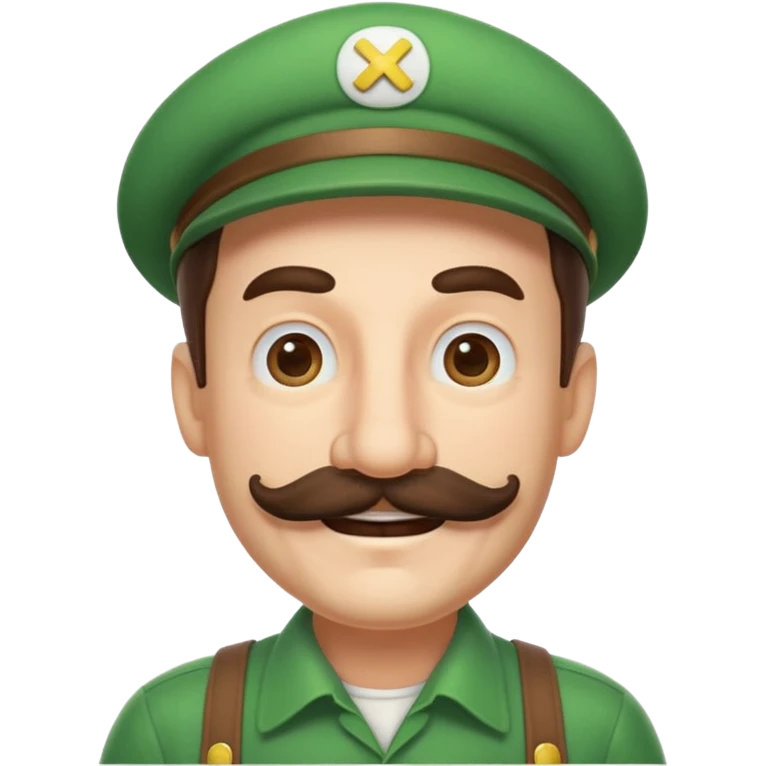 luigi big mustache emoji