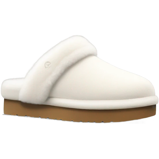White platform UGG slippers emoji