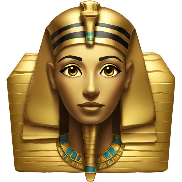 gold egyptian coffin emoji