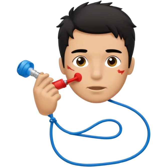 Shirtless Dark Tan Muscular lifeguard with messy black hair emoji