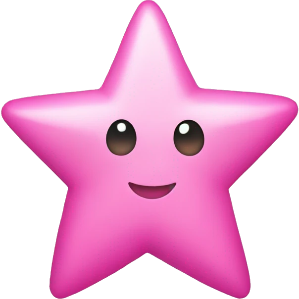 pink star emoji