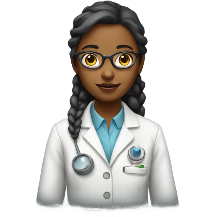 girl scientist emoji