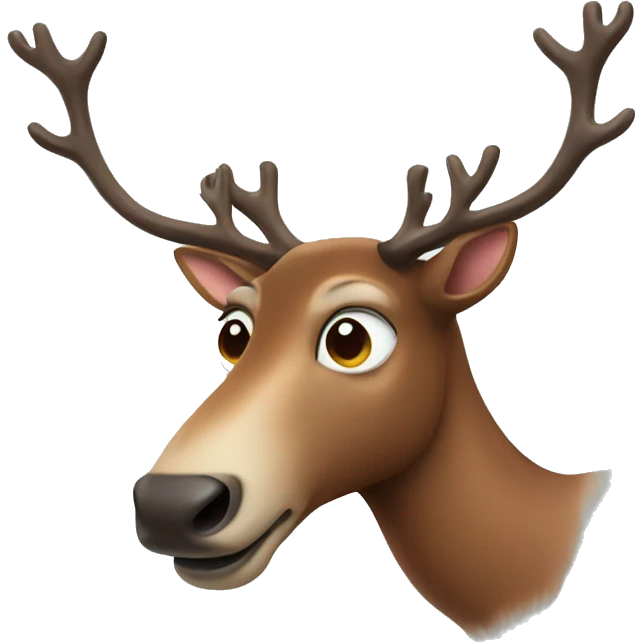 reindeer emoji