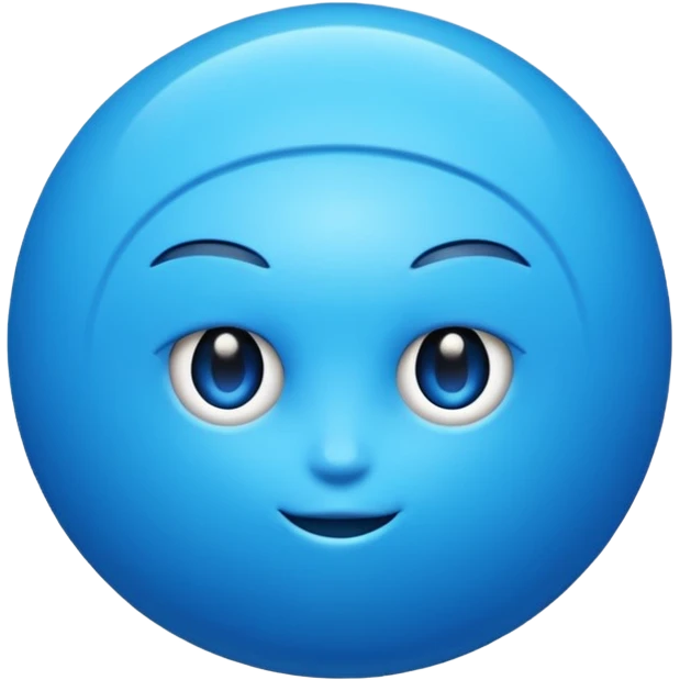 Faça uma bola azul ciano com essa seta ✔️so que branco emoji