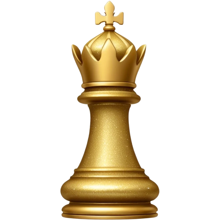 glitter chess piece bishop emoji