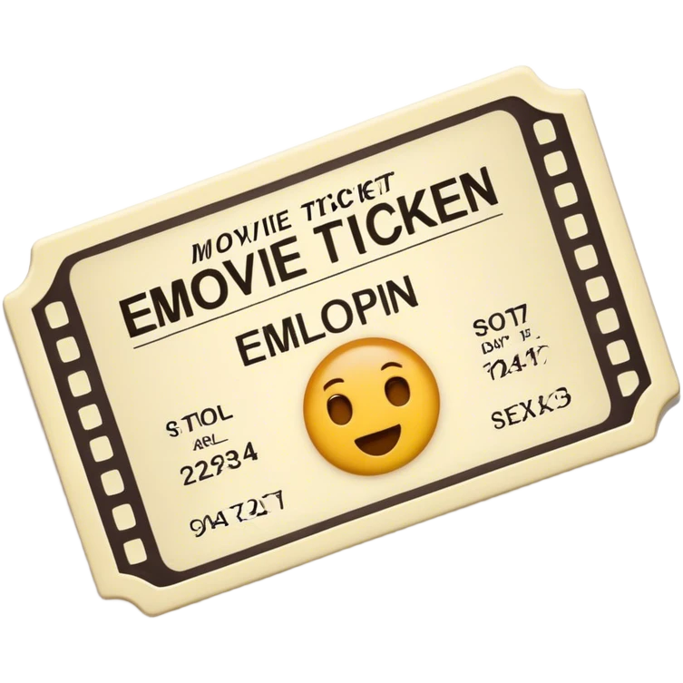 movie reservation  emoji