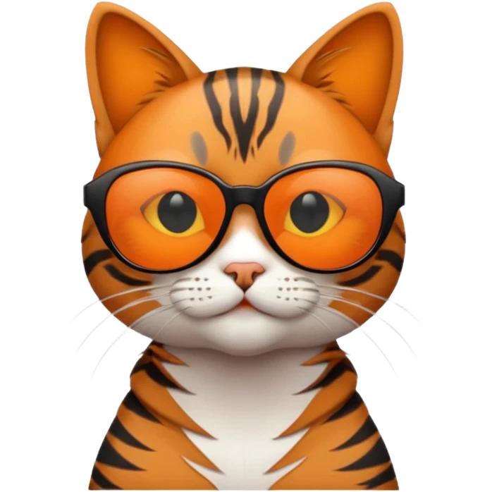 Cat wearing sunglasses emoji