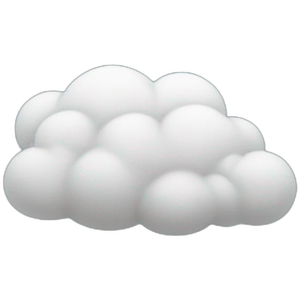 Cloud emoji