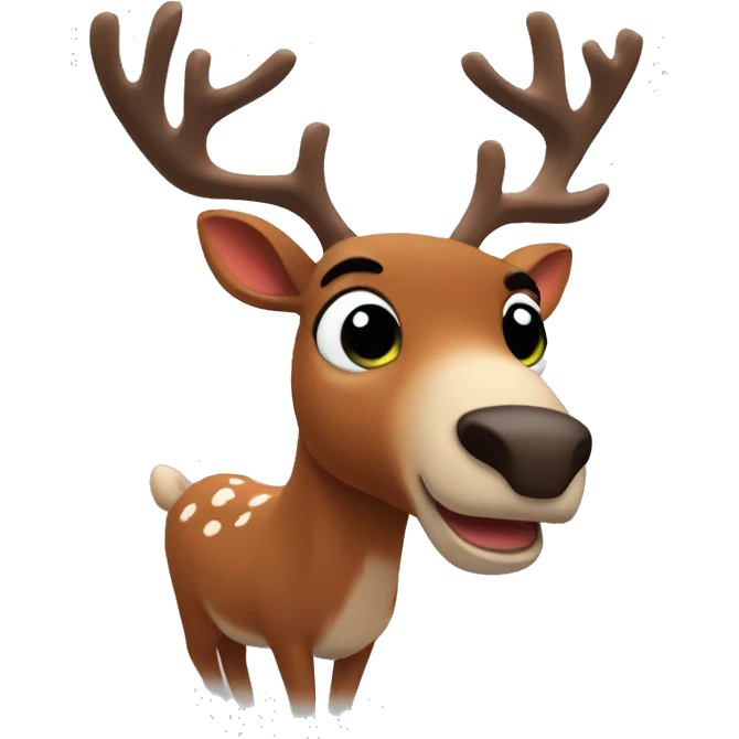 Rudolph the Reindeer emoji
