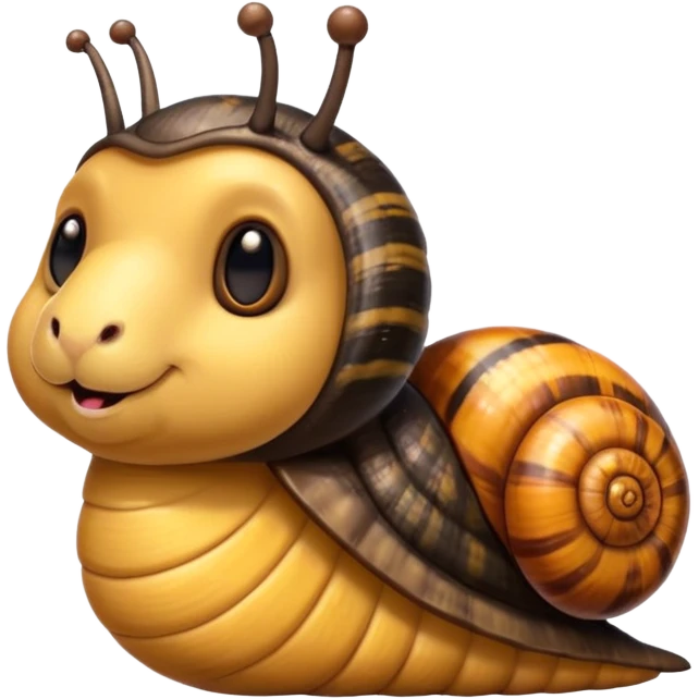 snail bear bee combination animal emoji