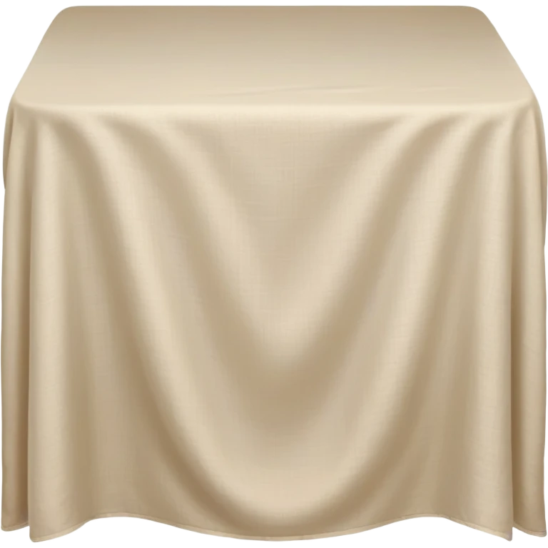Beige tablecloth emoji