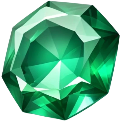 shiny emerald gemstone emoji