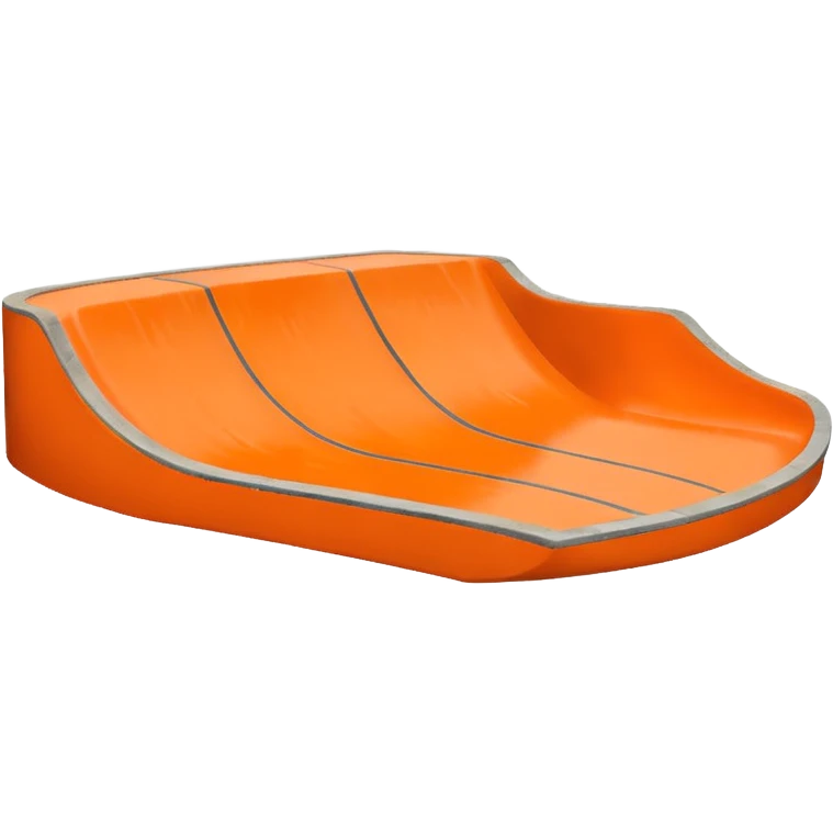 Skatepark orange emoji