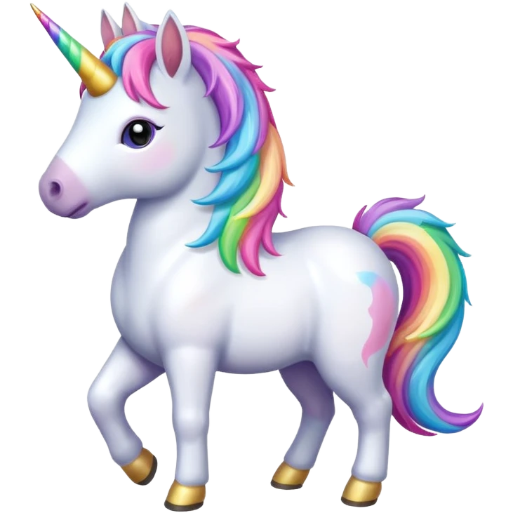 unicorn, cute, adorable emoji