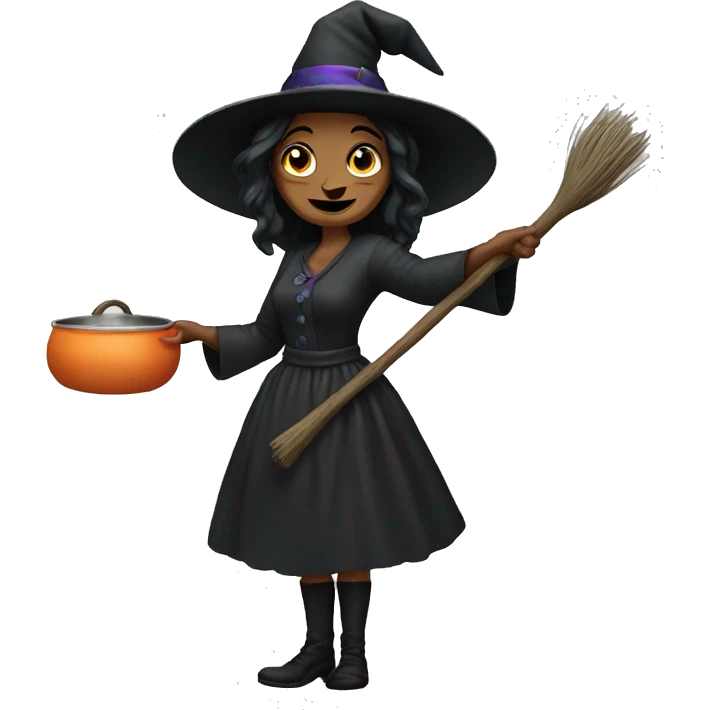 Kitchen witch emoji