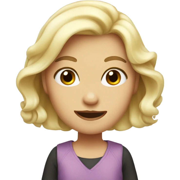 Vanilla girl emoji