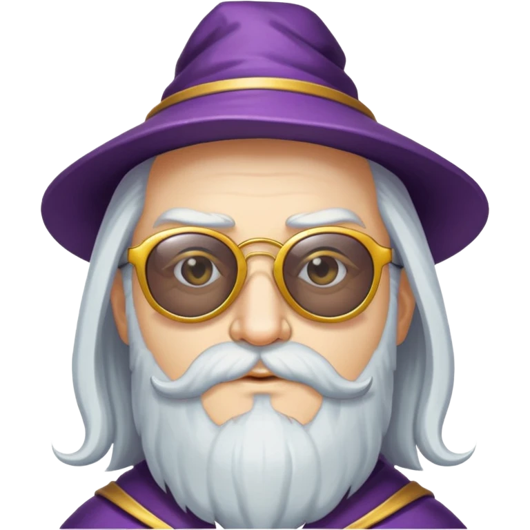 Wizard with sunglasses emoji