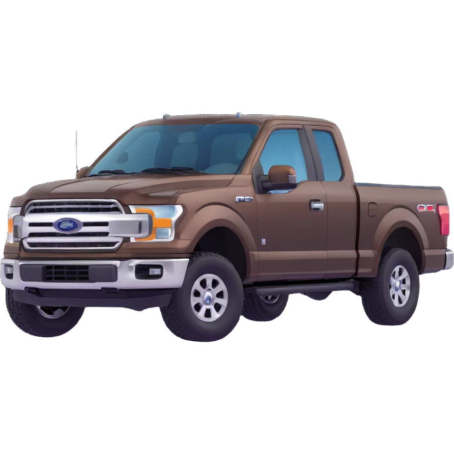 Ford F-150 pickup truck emoji