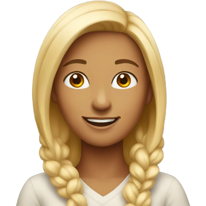 smiling woman emoji