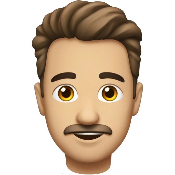 çok uzun burunlu bir erkekk emoji