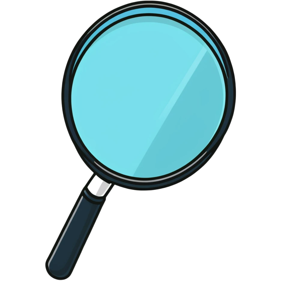 magnifying glass emoji