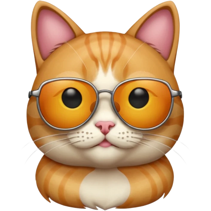 Cat wearing sunglasses emoji