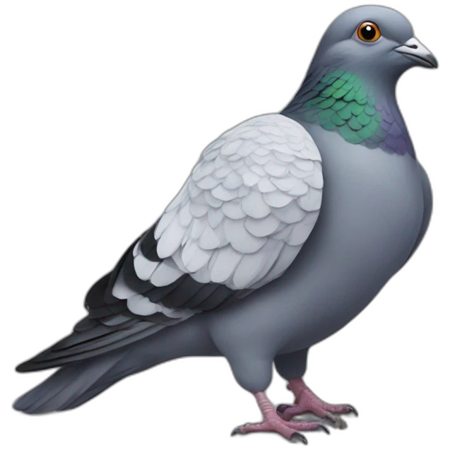 pigeon-king emoji