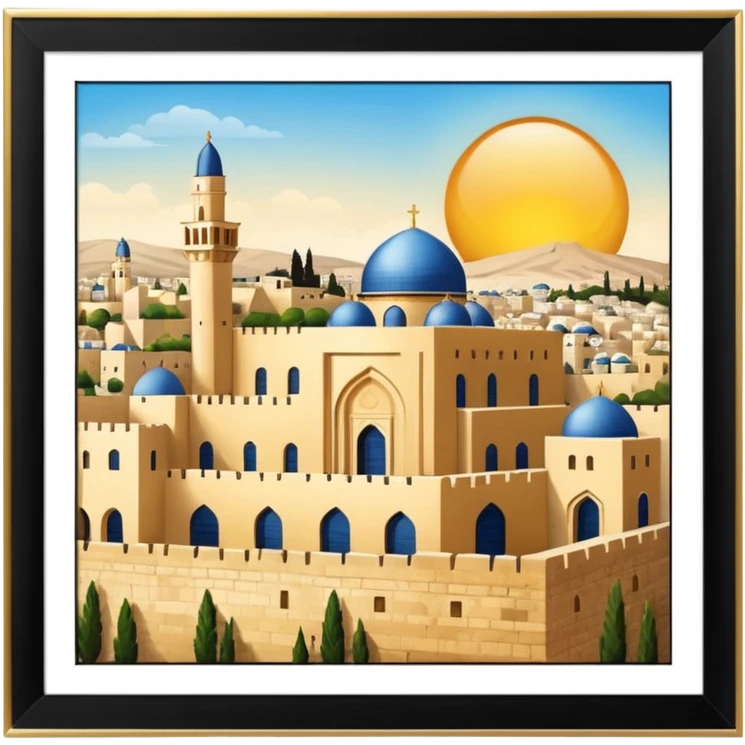Jerusalem İsrael emoji