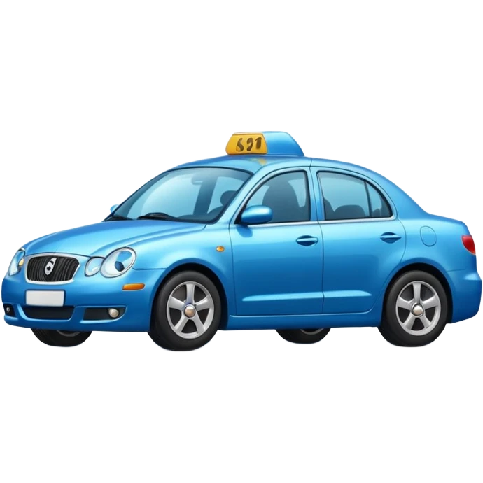 blue car emoji