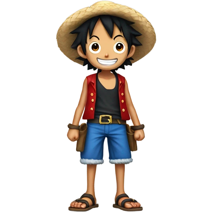 luffy from one piec emoji