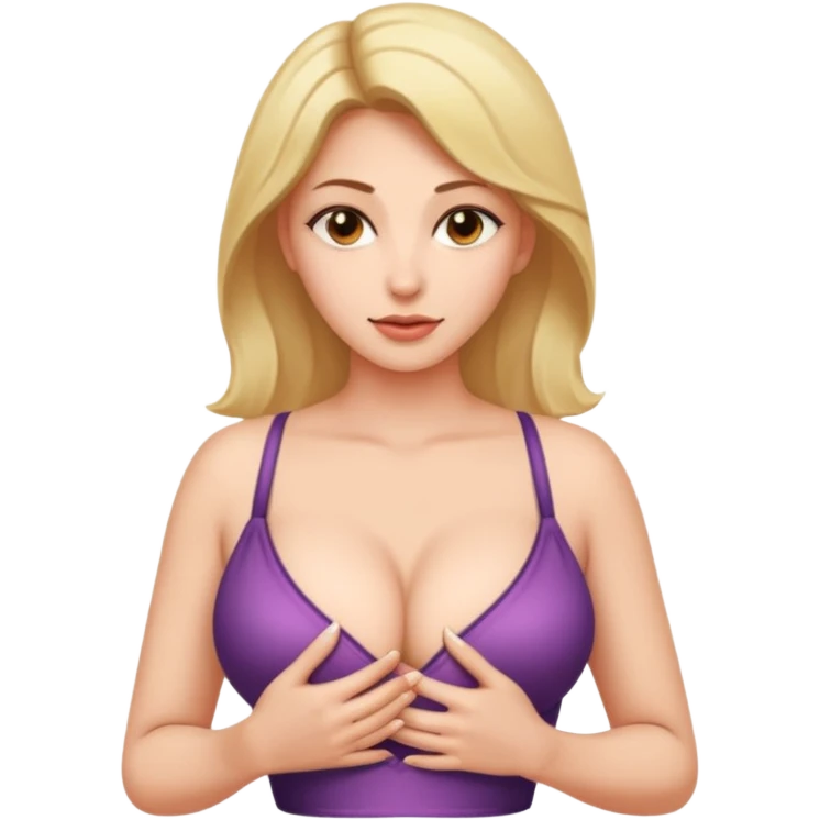 Woman’s Cleavage just the boobs (no head) or face  emoji