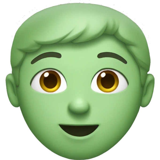 sage green heart emoji