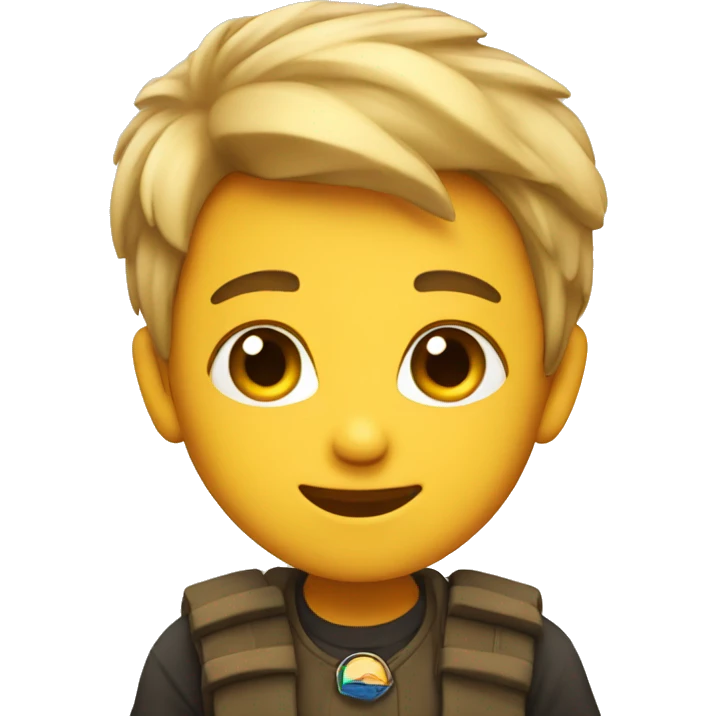 Cute proud face emoji