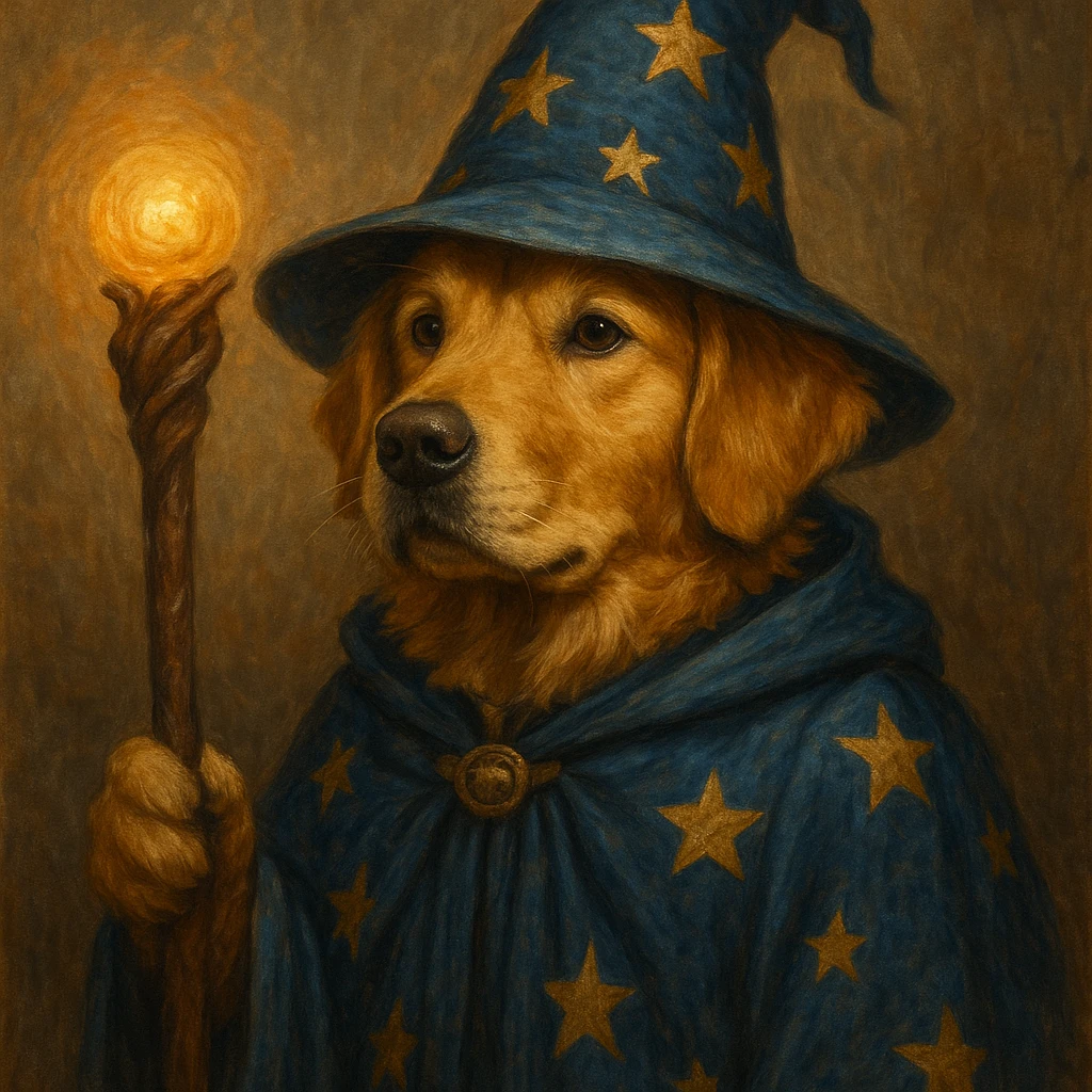 wizard dog3 emoji