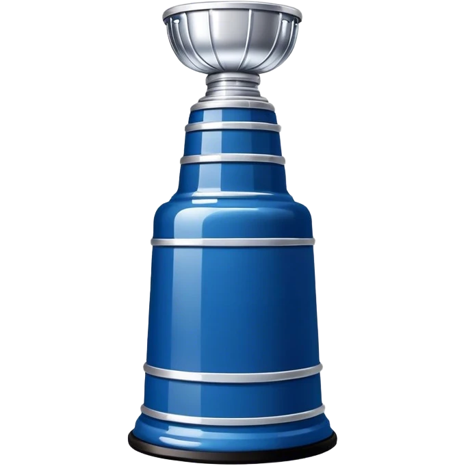 Stanley cup blue  emoji