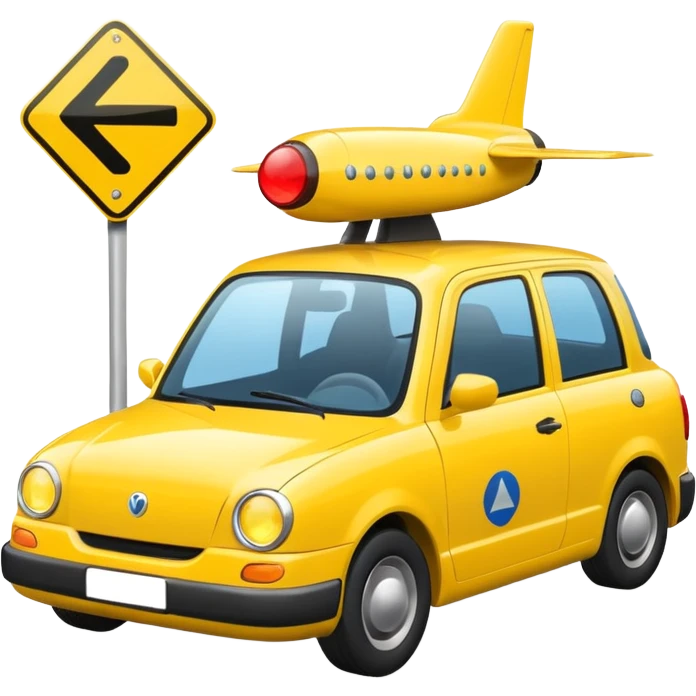 airport followme car emoji