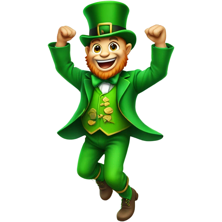 Dancing leprechaun  emoji