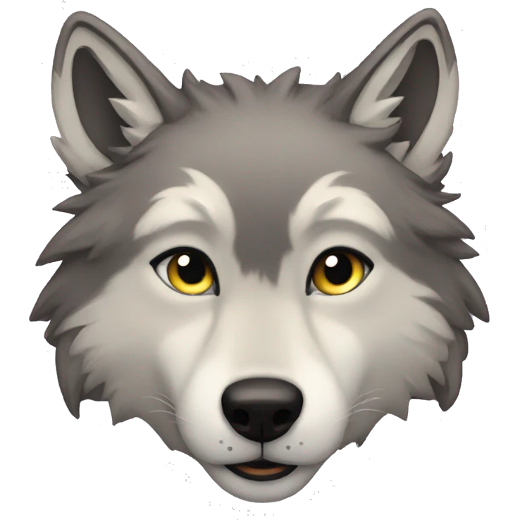 Demisexual Wolf emoji