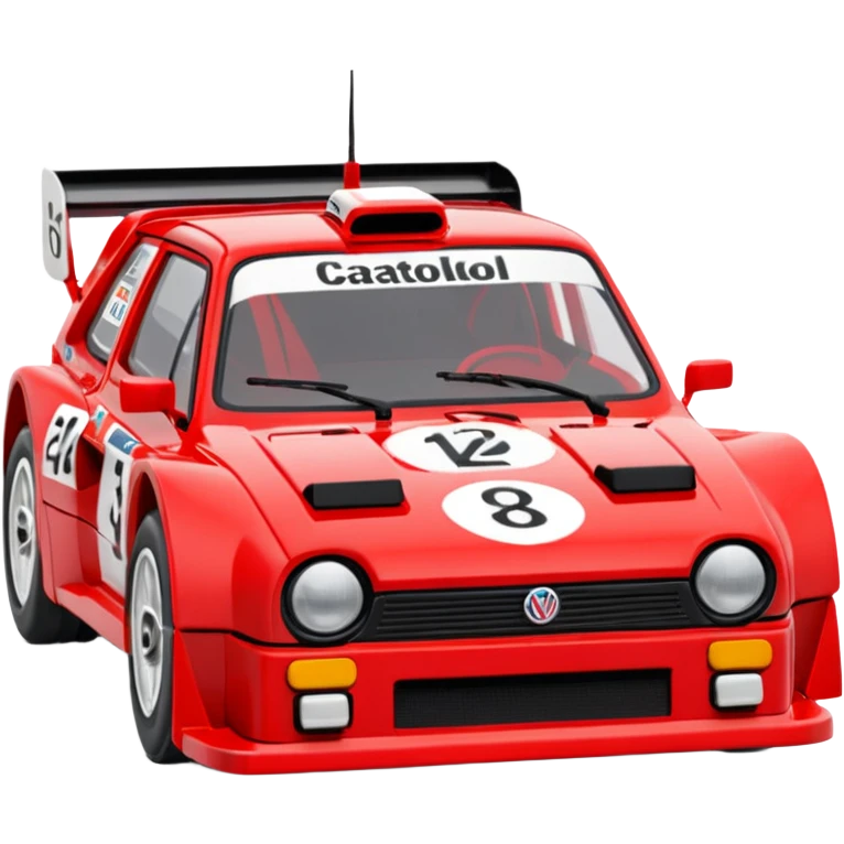 Giocattolo group b rally car  emoji