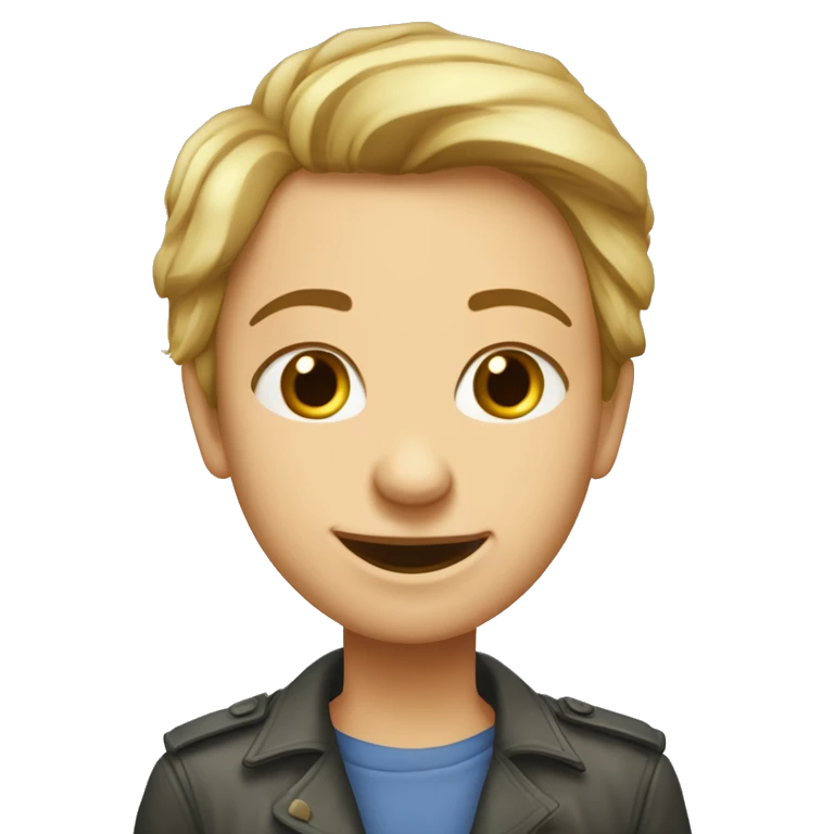 девушка с грустным лицом, с русыми прямыми волосами. один человек emoji